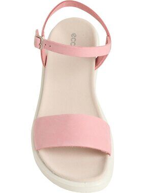 ECCO EUR 40 US 9-9.5 Flowt Leather Women's Sandals Adjustable Strap Old Rose